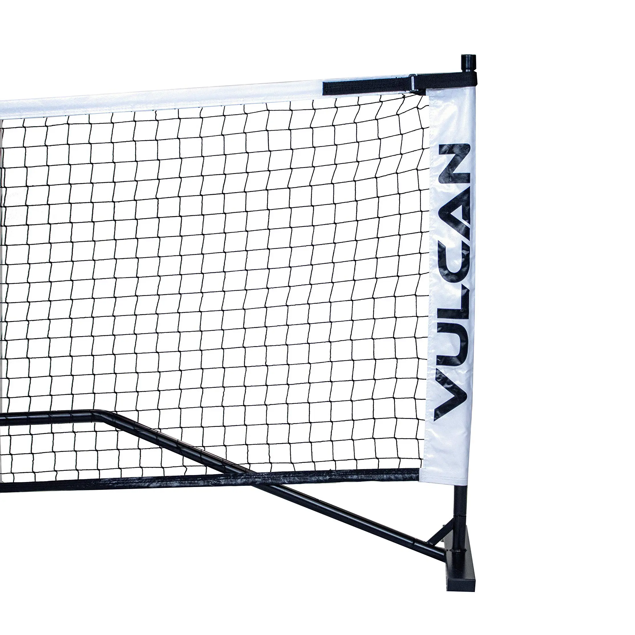 Vulcan Full Size Portable Pickleball Net with 22' x 36" 1.5mm Knotless Netting & Portable Frame, Ideal for Sport Use, Nets
