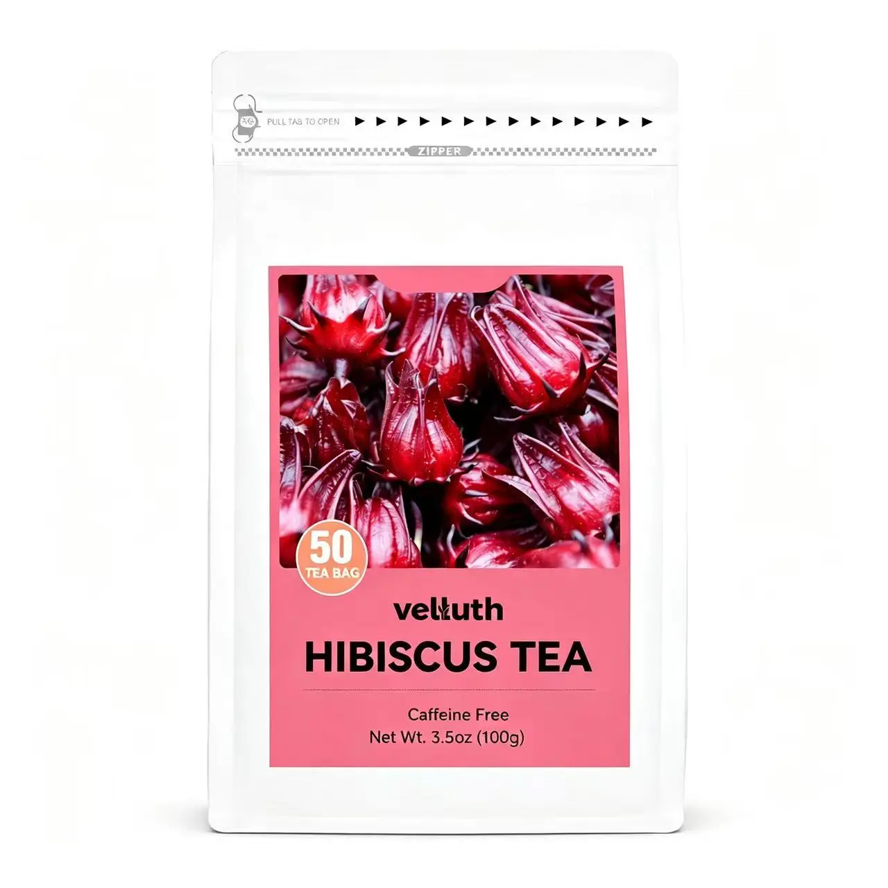 Hibiscus Tea Bags, 20bags/ 50bags, Caffeine-free Herbal Tea Bags, Rich In Antioxidants, Cold Tea Or Hot Tea, Gift for Tea Lovers