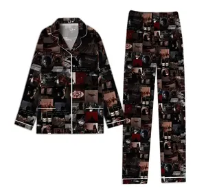 Vampire Diaries Pajamas Kid & Adult Family Matching Sleepwear, Halloween Xmas Outfit for Readers