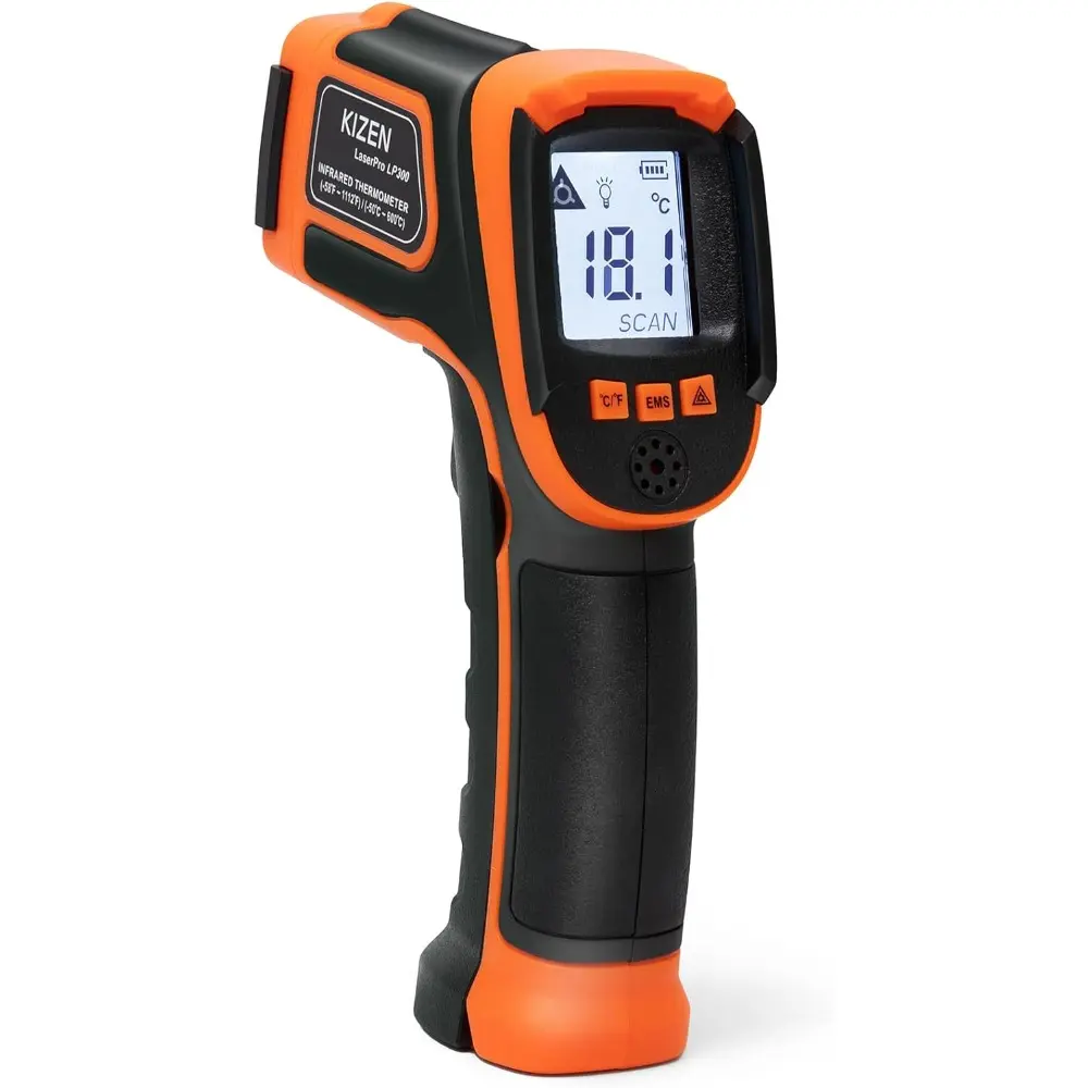 Infrared Thermometer (LaserPro LP300)-Handheld Surface Thermometer For Griddle,Grill,Oven,Engine,A/C-Laser Surface Temp Reader -58F to 1112F-Heat Detector, Temperature Sensor