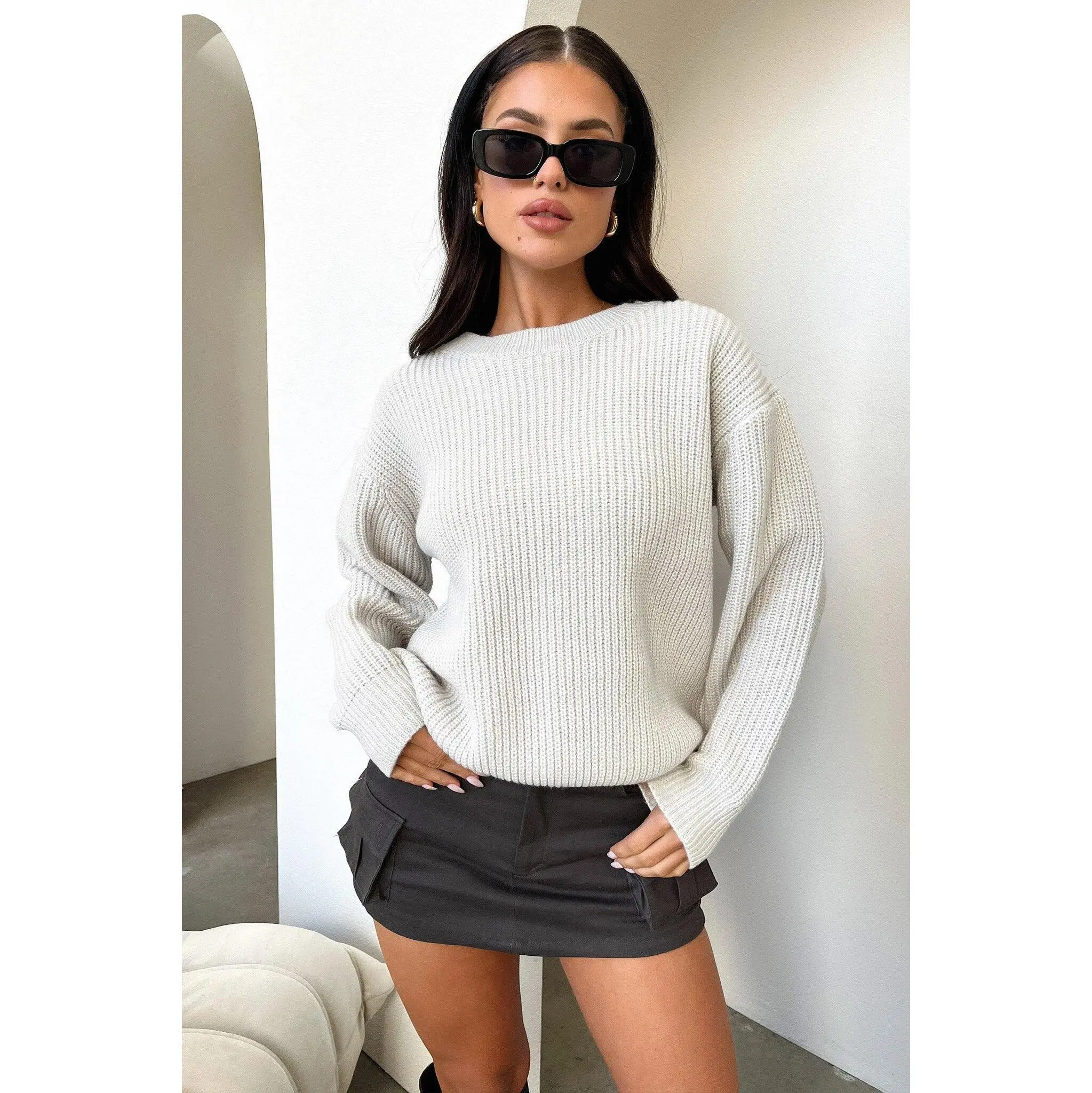 Tamzyn Knit Jumper - Grey