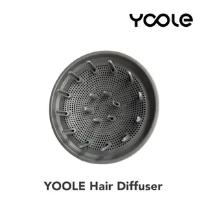 YOOLE Hair Dryer Diffuser 360 Magnetic Rotating Nozzle Gray X compatible with Yoole Plasma High-Speed Hair Dryer