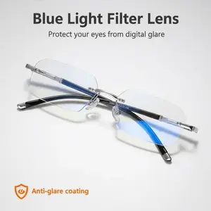 Ultra-Lightweight Sports Reading Glasses – Blue Light Filter Lenses, Screen-Use Design, Glare-Reducing Coating, TR90 Frame, Resin Lenses, Non-Slip Silicone Nose Pads, Unisex