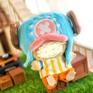 Cute Pirate Raccoon Reindeer Doctor Labubu Anime Costume Cosplay 17cm Doll Clothes