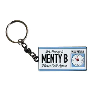 BRB, Having a Menty B Keychain