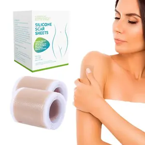 Professional Silicone Tape, 1.6 Inch X 59 Inch Roll for All Skin Types, Non-irritating Therapeutic Patch for Sensitive Skin Care, Healthcare