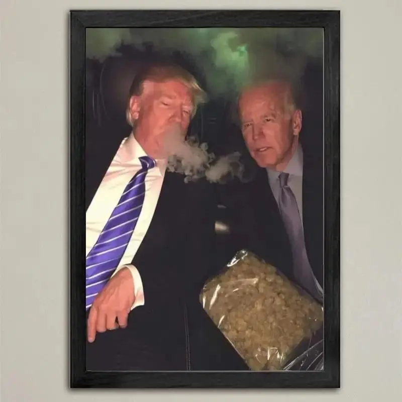 Trump Smoking Prints Poster Poster Unframe Trump Smoking Prints Poster Poster Unframe