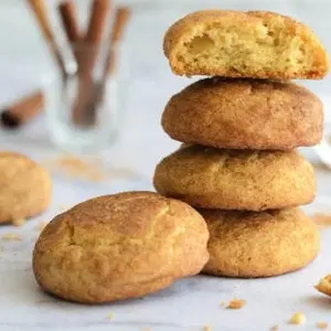 Cinnamon Sugar Snickerdoodle Cookies (dozen) - Soft-Baked with Gluten-Free Flour, Coconut Oil & Real Vanilla, Dairy-Free, Seed Oil-Free, Ideal for Snack & Gift - Biscuits