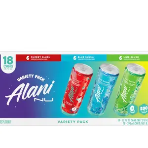 Alani Nu Energy Drink Variety Pack - 12 fl oz Cans, 18 Count