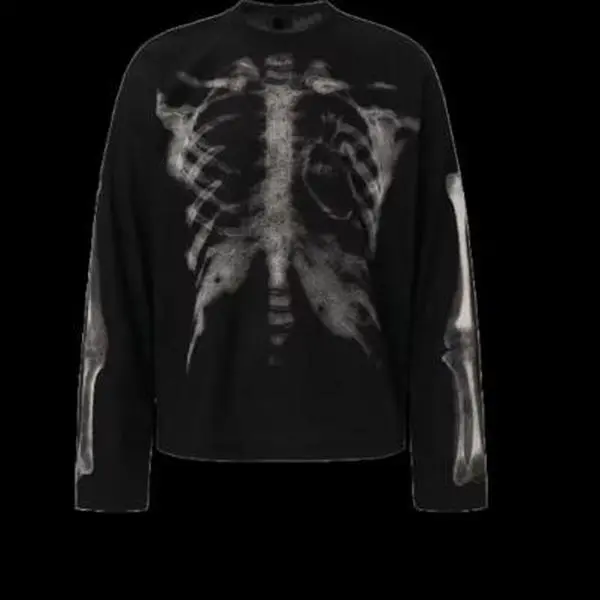 LensOfLuka Skeleton 3d print thermal shirt
