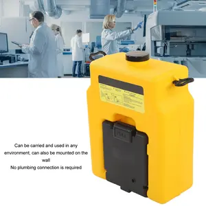 Eye Wash Station 53L 14 Gallon Refillable Wall Mounted Safety Emergency Eye Washing Station