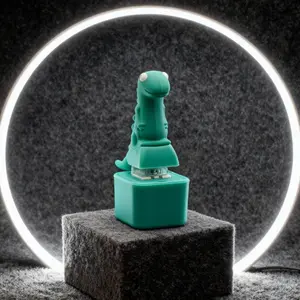 Funny Lizard Button Clicker Keychain Fidget Toy, Green Interactive Stress Relief Gadget With Realistic Sound, Durable  Item For Teens, Great Gift And Daily Carry Accessory