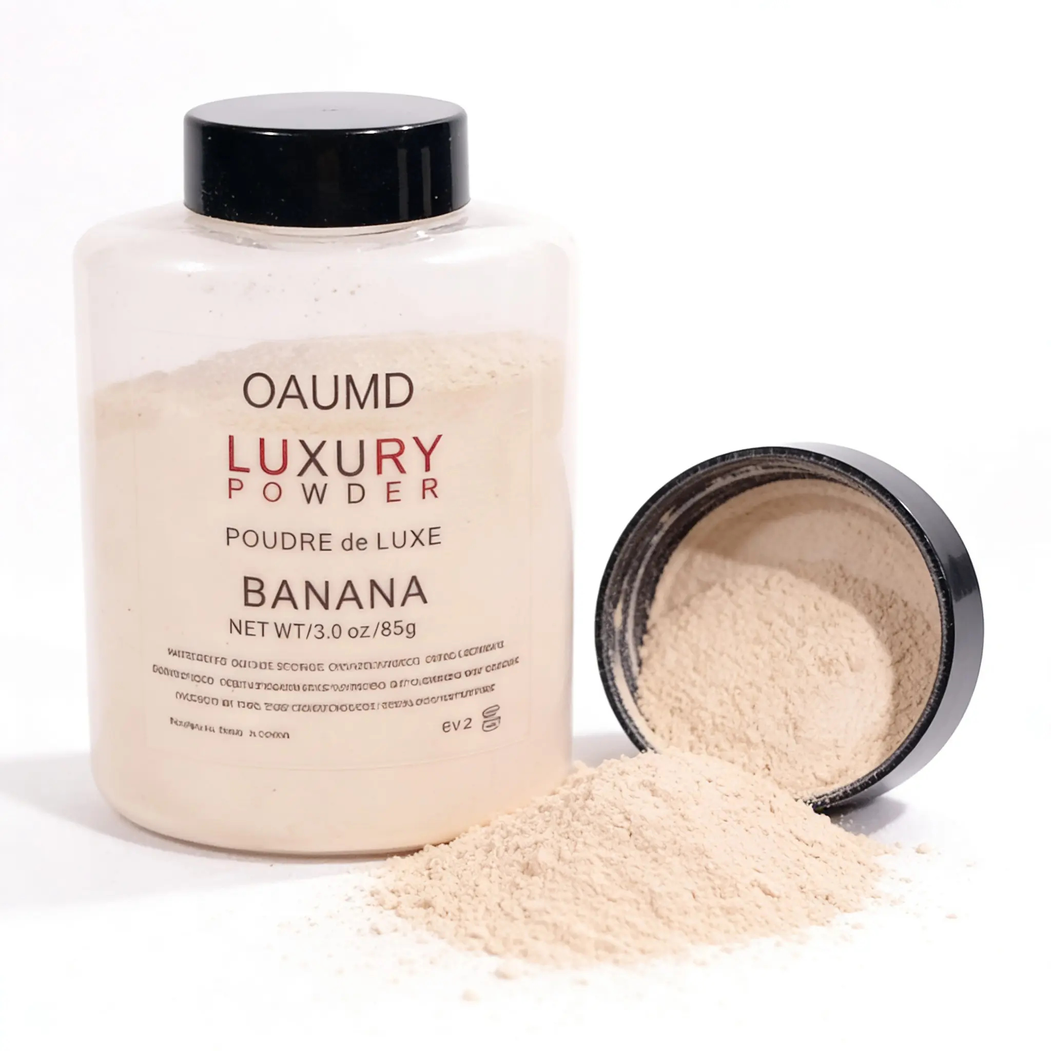 85g Banana Face Setting Powder, Cosmetic Setting Powder, Makeup Powder, Oil Control Powder for Oily Skin, Matte Finish with Natural Soft Focus Effect, Perfect for All Day Wear