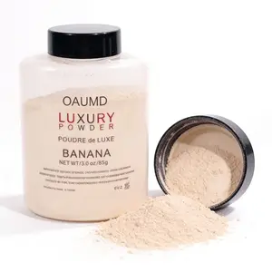 85g Banana Face Setting Powder, Oil Control Powder for Oily Skin, Matte Finish with Natural Soft Focus Effect, Perfect for All Day Wear