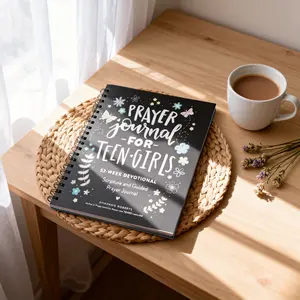 Young Girl's Prayer Journal: Teen Girls Bible, Scripture, Spiritual Reflections, and Guided Devotional Prayer Journal, Reflections on Sacred Words, Personal Growth, Spiral Notebook Journal