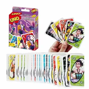 Uno Show 'em Kpop Demon Hunters Card Game for Kids Adults, Family Night Playing Cards, Fun Family Game, Daily Use