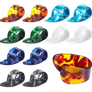 Frienda Thumb Finger Picks, Flat Thumbpicks, Celluloid Hand Guitar Pick Plectrum