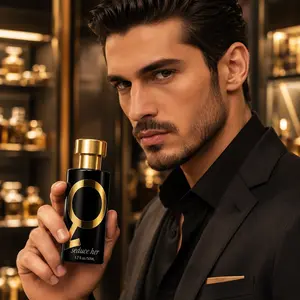 Powerful men's perfume, black spray cologne – original men's fragrance | Pheromone-infused perfume | Suitable for everyday use | Bold and masculine scent | Enhances confidence and attractiveness, black perfume, his gift