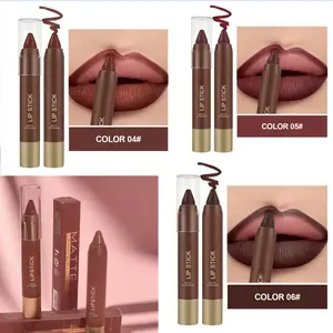 6-Shade Matte Lipstick Set – Soft Velvet Finish, Smudge-Proof, Long-Lasting Lip Liner Lipstick
