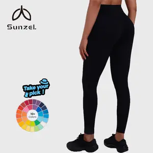 Summervibes[Limited Stock] Sunzel High Waist Leggings for Women, Thong Seams Glute Sculpting Squat Proof Compression Yoga Pants for Workout Gym Running,summerwins