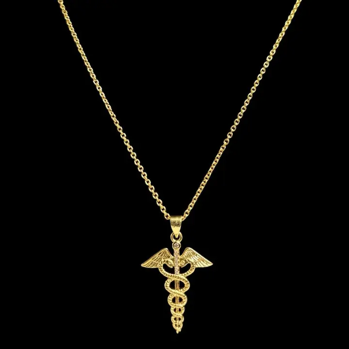 Hermes Caduceus Necklace