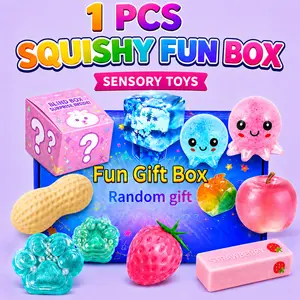 (Randomly select one) Random Stress Relief Sensory Toy Set - Creative Slow-Rebound Soft Candy-shaped Party Prize - 8 Different Styles