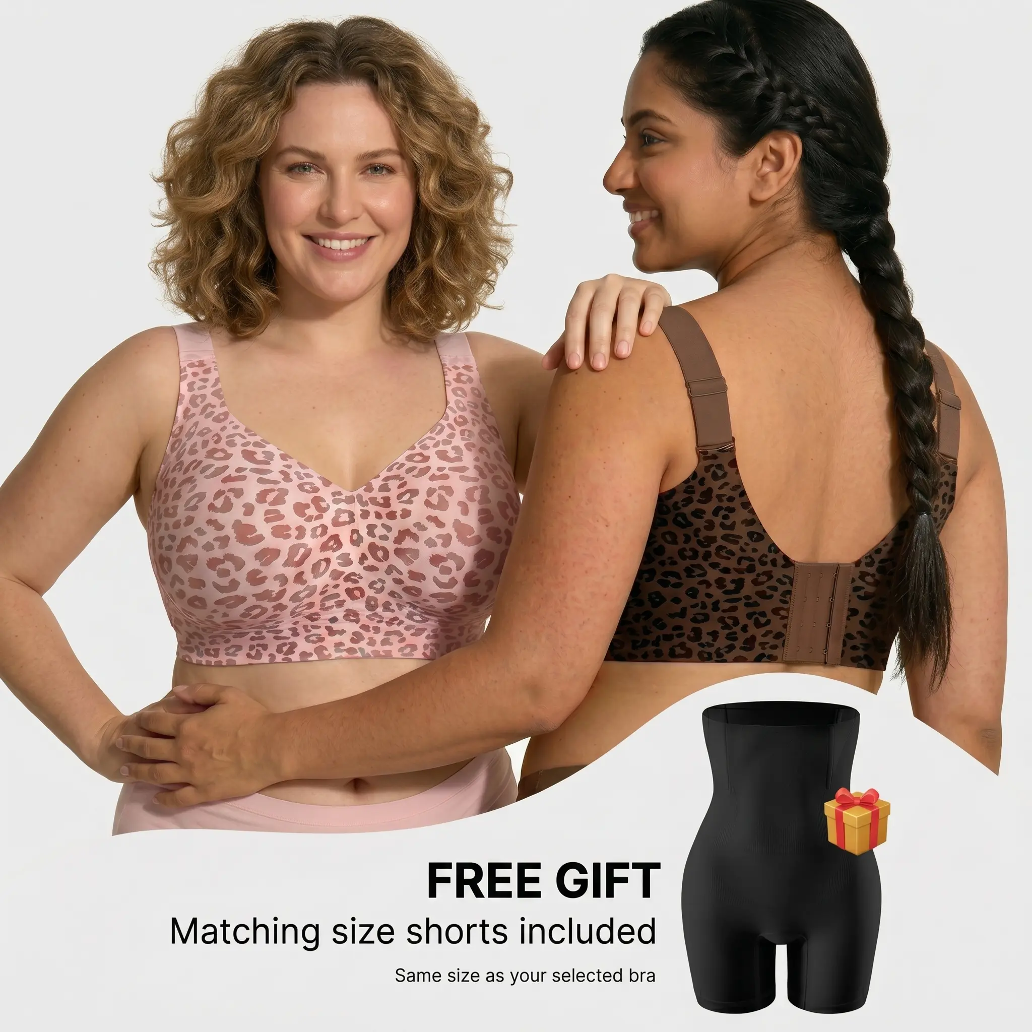 Wireless Comfort Bra for Women | No Underwire | Full Coverage | Seamless Everyday Bralette | Plus Size S-4XL