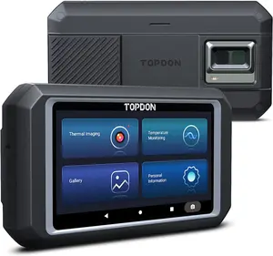 TOPDON TC003 Thermal Imaging Camera, 256x192 IR High Resolution Dual-Camera with 2MP Visual Thermal Camera, 5" Touch Screen, -4°F~1022°F, 25 Hz, Android 11.0 OS, IP55 Thermal Imager with 32GB Storage
