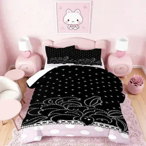 Lily Polka Dot Pattern Comforter Set, Simple Neutral Tone Bedding Set (1 Comforter + 1/2 Pillowcase, No Pillow Core), Suitable For Teenagers And Adults, Guest Rooms, Dormitories, And Master Bedroom Scenarios