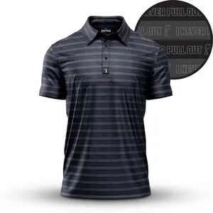 [SHIP FROM US] I Never Pull Out Golf Polo Shirt – Funny Adult Humor Golf Shirt for Men, Weekend Golf Outfit, Novelty Gift