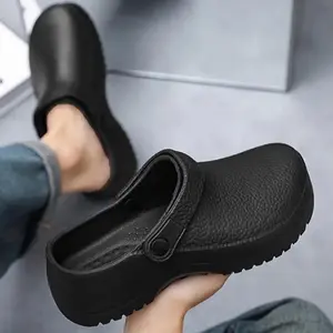 EVA Waterproof Slip-Resistant Clogs - 1 Pair Unisex Closed Toe Kitchen Work Mules for Indoor Casual Use - Comfortable Lightweight Footwear for Women