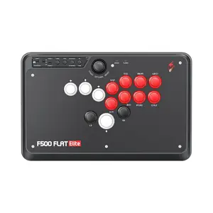 F500 FLAT Elite Fight Stick All Button Arcade Leverless Controller with  OBSF buttons for PS4, PC,  Series S/X, / 2, Steam Deck, macOS, Android, Raspberry Pi and more