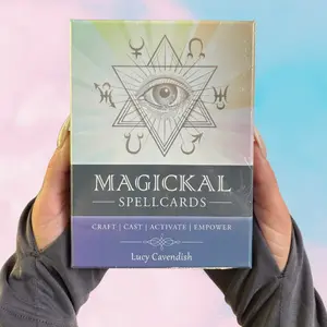 Lucy Cavendish Magickal Spellcards Sacred Keys to Effective Casting Crafting with 45 Cards & 152 Page Guidebook for Life Changing Spells Unlock Your Magickal Powers