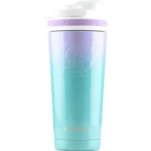 Ice Shaker 26 Oz Shaker Bottle, Stainless Steel Insulated Water Bottle and Protein Shaker, As Seen on Shark Tank