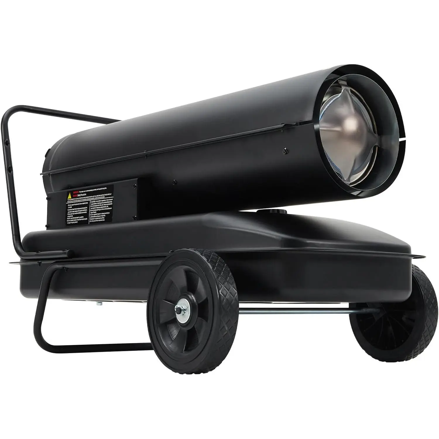 Kerosene Forced Air Heater, 215K BTUs Kerosene Diesel Forced Heater with Thermostat, 13.5 Gallon Tank, Wheels, for Workshops, Warehouses, and Construction Sites, 120V/60Hz