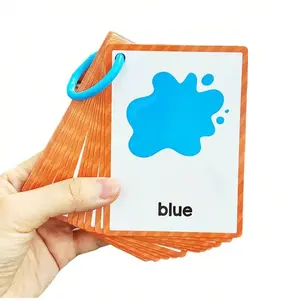 Children Early Learning, Numbers Letters Colors Shapes Educational Vocabulary Flashcards, Unisex Cognitive Development Toys for Kids Ages 3-6