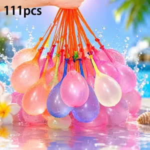 111/222pcs Water Balloons: Quick Injection, Bouncing Fun for Pools, Parties & Outdoor Sports for 2026 Spring Gifts