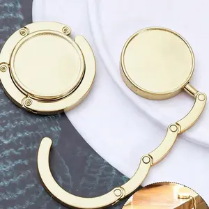 Portable Foldable Handbag Hook, Securely Hangs Bags at Cafes Libraries, Unisex Travel Daily Use, Perfect Gift for Fashion Lovers