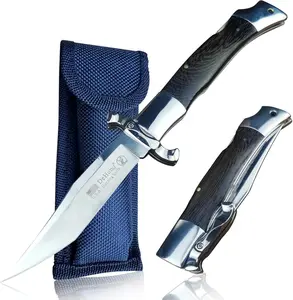 （ DeHong hunting folding knife, folding pocket knife, wilderness camping survival and indoor EDC tool knives