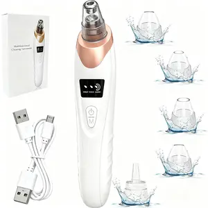 2026 Blackhead Remover Vacuum - Professional Blackhead Extractor for Face with 3 Adjustable Suction Levels, USB Rechargeable Pore Cleaner, and 5 Interchangeable Probes
