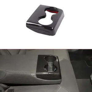 Rear Seat Armrest Cup Holder Cover Trim for 2011+ Dodge Charger/Chrysler 300/300C Interior Accessories fathersdaygift car guys