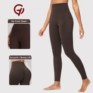 THE GYM PEOPLE Women's Scrunch Butt Lifting Yoga Pants High Waisted Stretch Athletic Workout Leggings with Pockets
