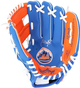 Jeff McNeil New York Mets Autographed Rawlings 10" Collectible Team Logo Glove - Fanatics Authentic Certified