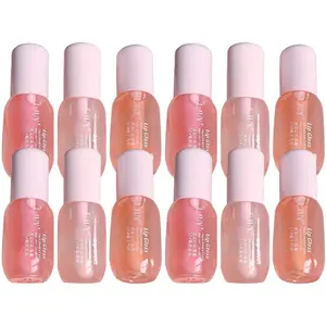 3Counts/Set LJUY Conditioning Lip Oil Balm - Shea Butter, Mint & Coconut Oil – Glow Reviver Plumping Lip Oil Soft, Nourished Lips