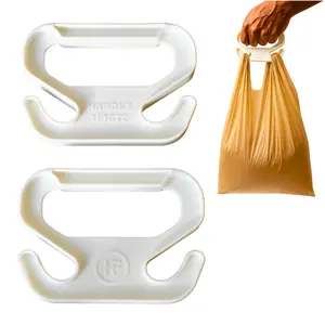 Handle Magic - Set of 2 Bag Carriers | Ergonomic Grip and Bag Holder | Pocket Size | Lightweight & Comfortable for Shopping & Travel - Made in USA