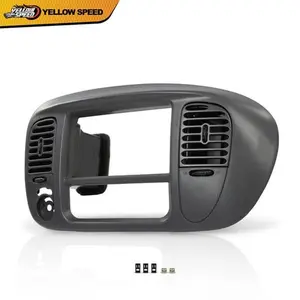 Fit For 2000-2003 Ford F150 Center Dash Radio Surround Bezel Trim Panel Gray New