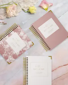 Love My Life 2026 Ultimate Planning Bundle - Planner, Journal, Pen Set, Pen Clip, Sticker Sheet - Exclusive Offer for Busy Moms Office Stationery Supplies - Doodle Typography Calendar