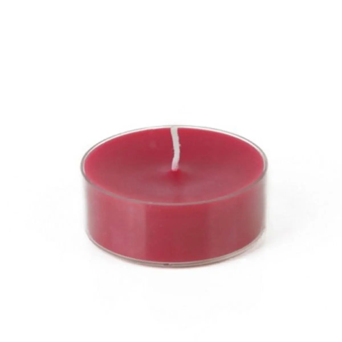 Traditional Red Citronella Mosquito Repellent Mega Oversized Tealight Candles - 12-Piece Box Pack, for Home Decor Wedding Centerpieces, After Dark Use, Hand Poured