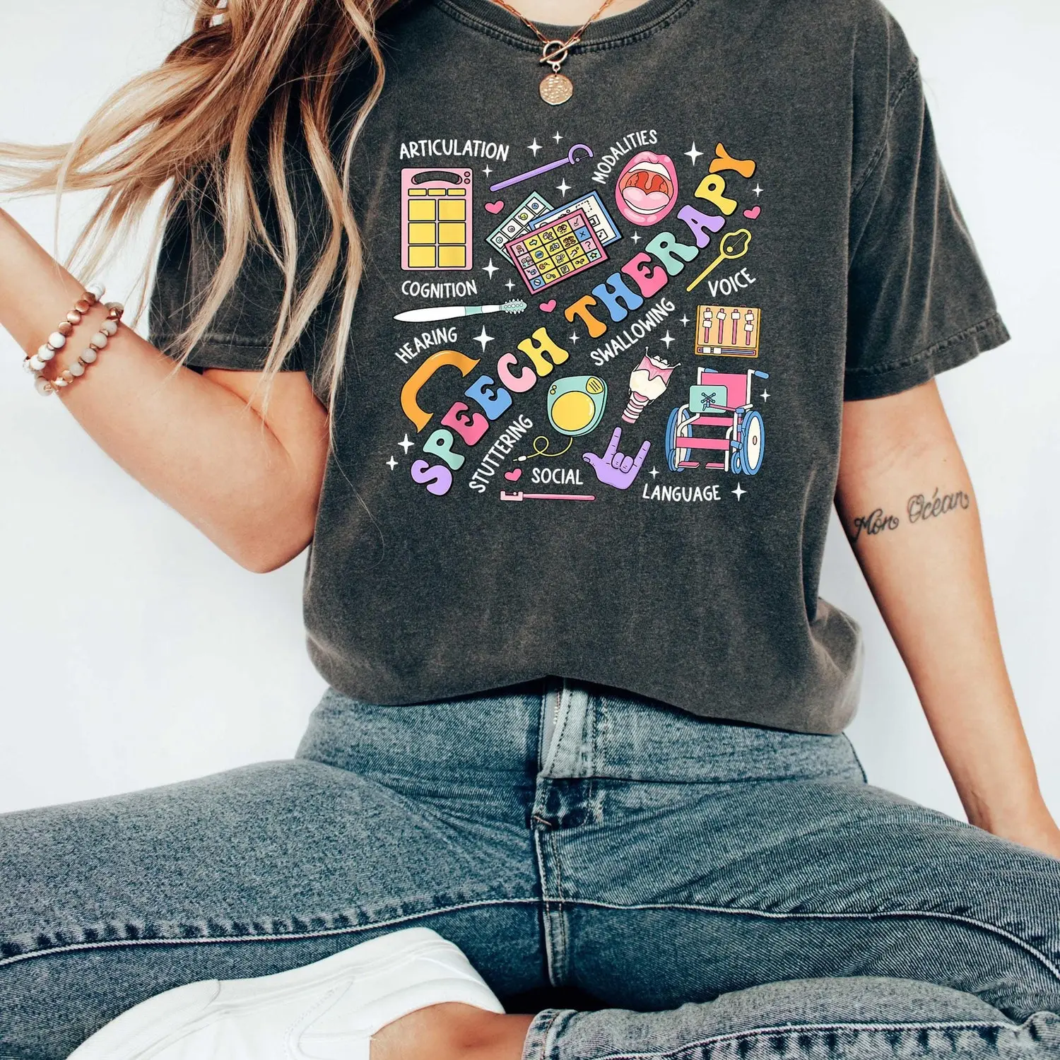 Speech Therapy T-shirt, SLP Shirt, Speech Language Pathologist Shirt, Speech Pathology Shirt, Bookish T-shirt, Unisex Tee NE3GC