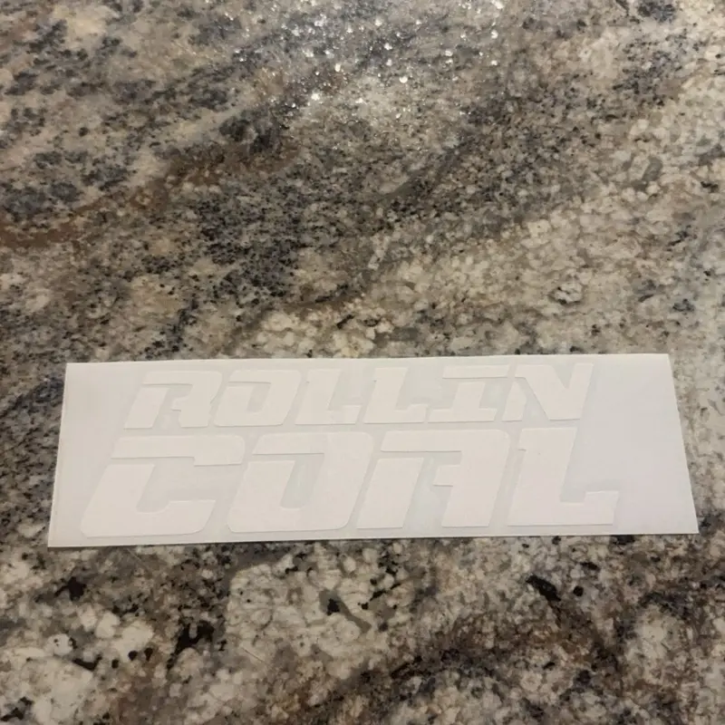 Rolling Coal Decal for Your Truck - High-Quality Vinyl Sticker for Custom Truck Graphics